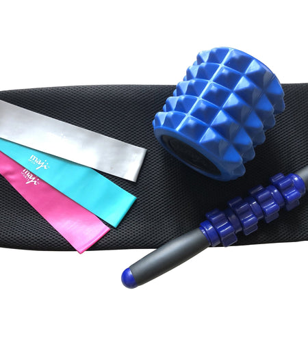 Muscle Recovery & 3 Pack Resistance Band Bundle